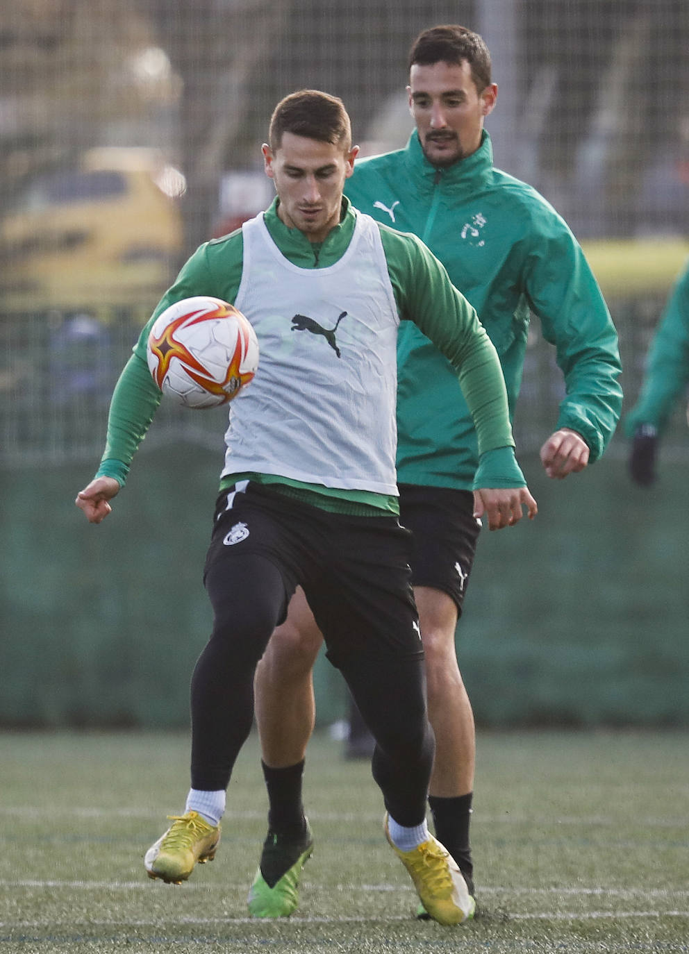 Fotos: El Racing prepara su partido ante el Extremadura