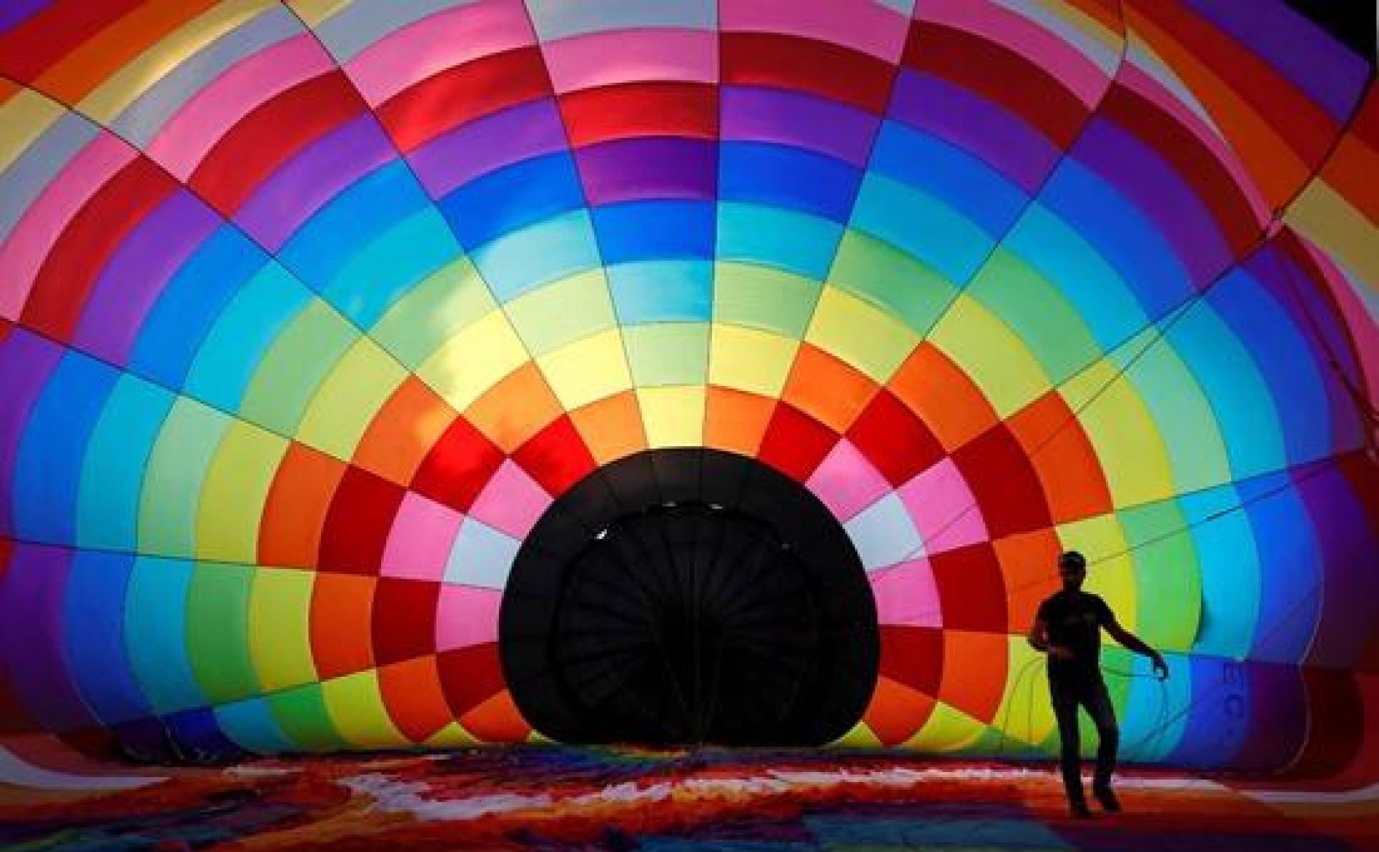 Reinosa acoge este fin de semana ascensiones en globo de hasta diez metros.