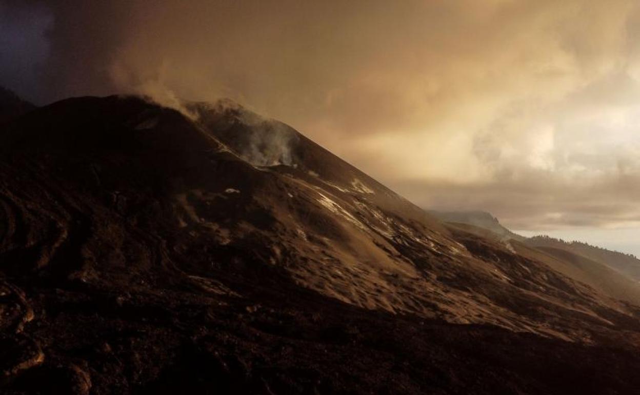 El volcán Cumbre Vieja. 