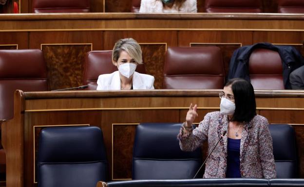 La ministra de Sanidad, Carolina Darias.