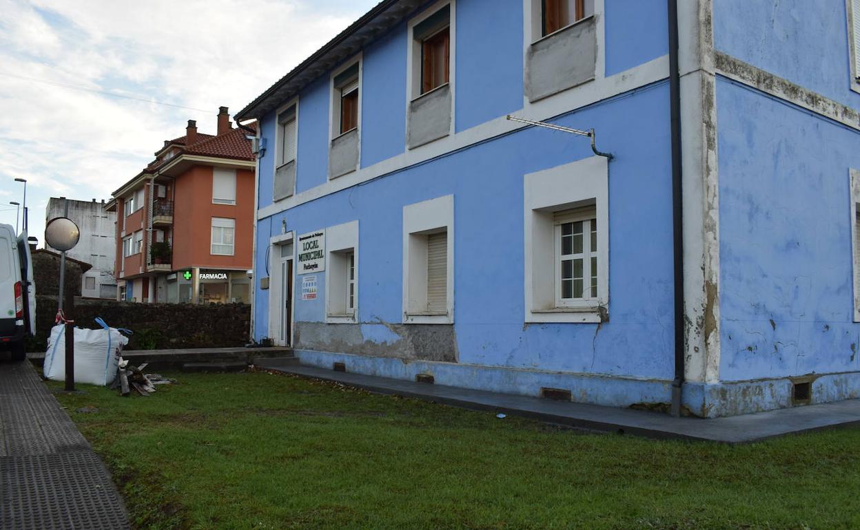 Escuelas de Parbayón que están siendo rehabilitadas.