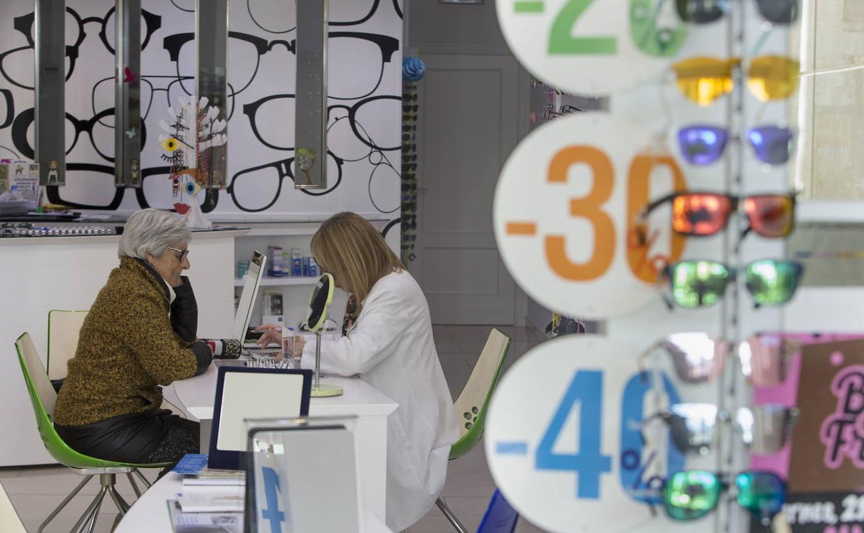 Un comercio de Maliaño.