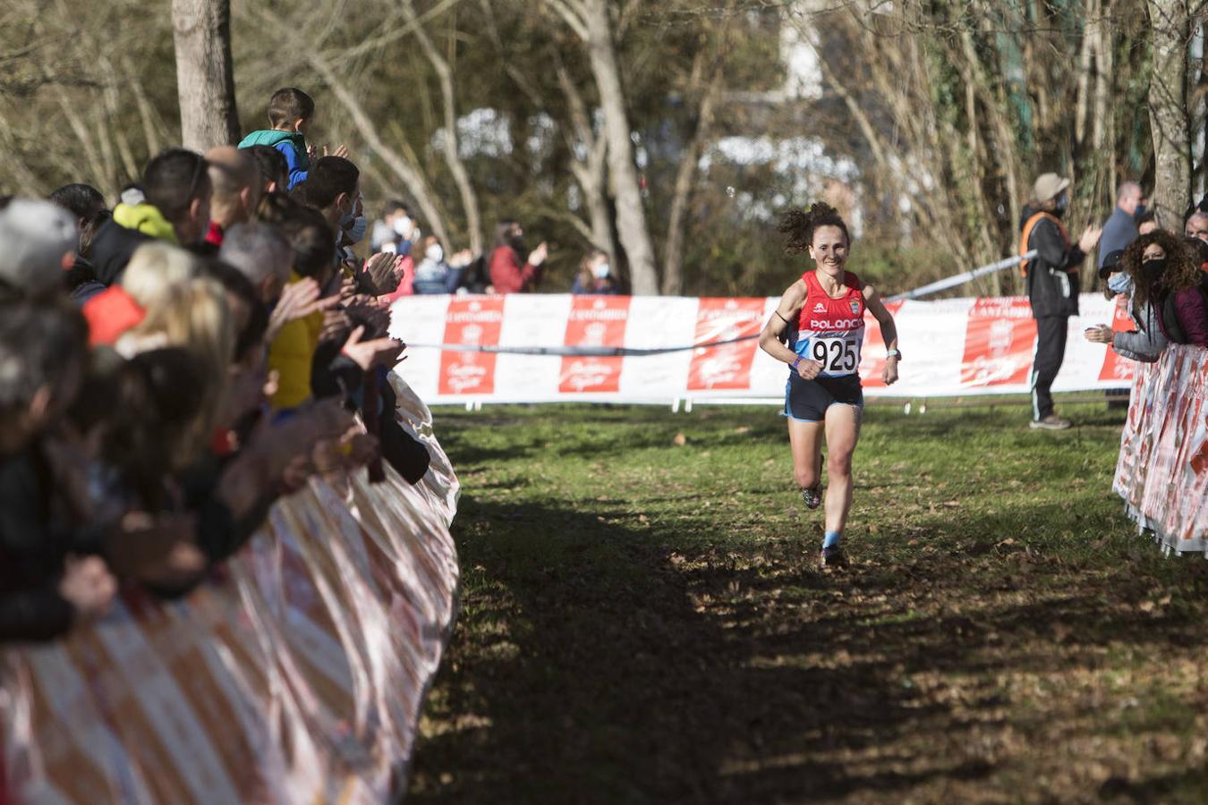 Los competidores del campeonato regional de Cross