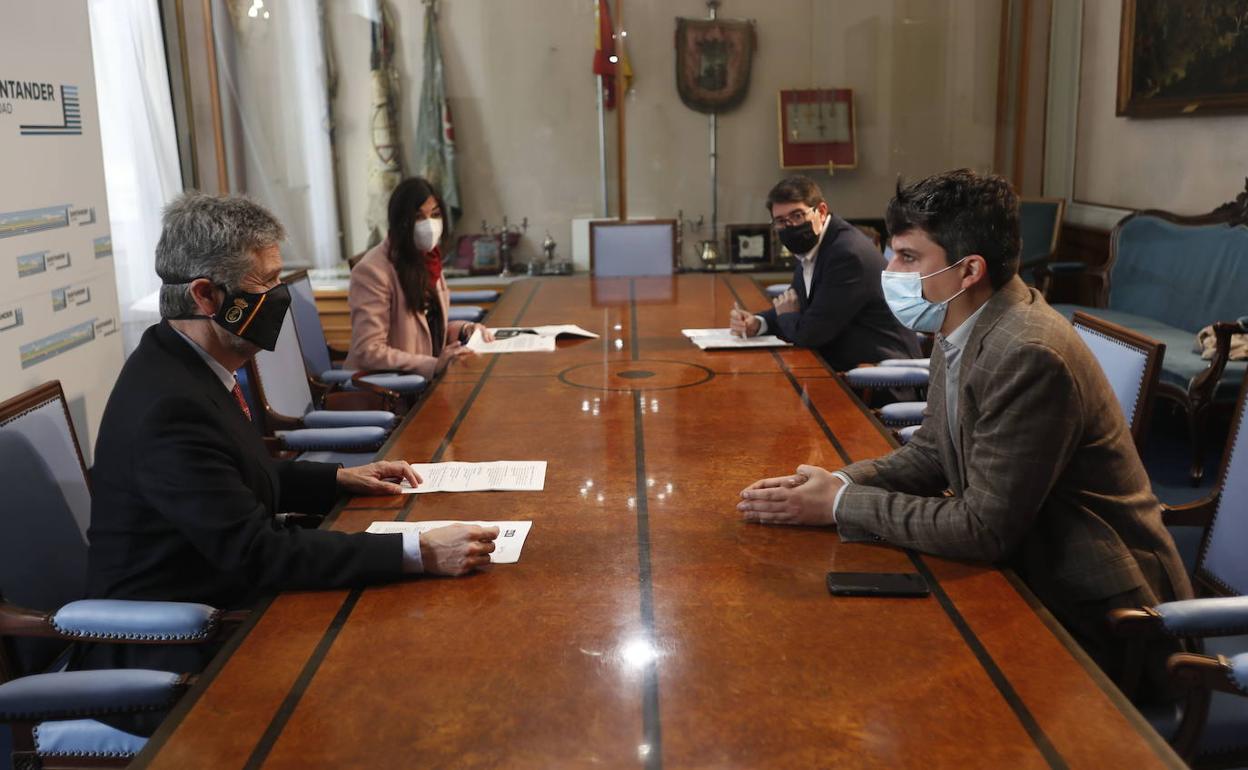 Javier Ceruti (Ciudadanos) y Daniel Fernández (PSOE) 