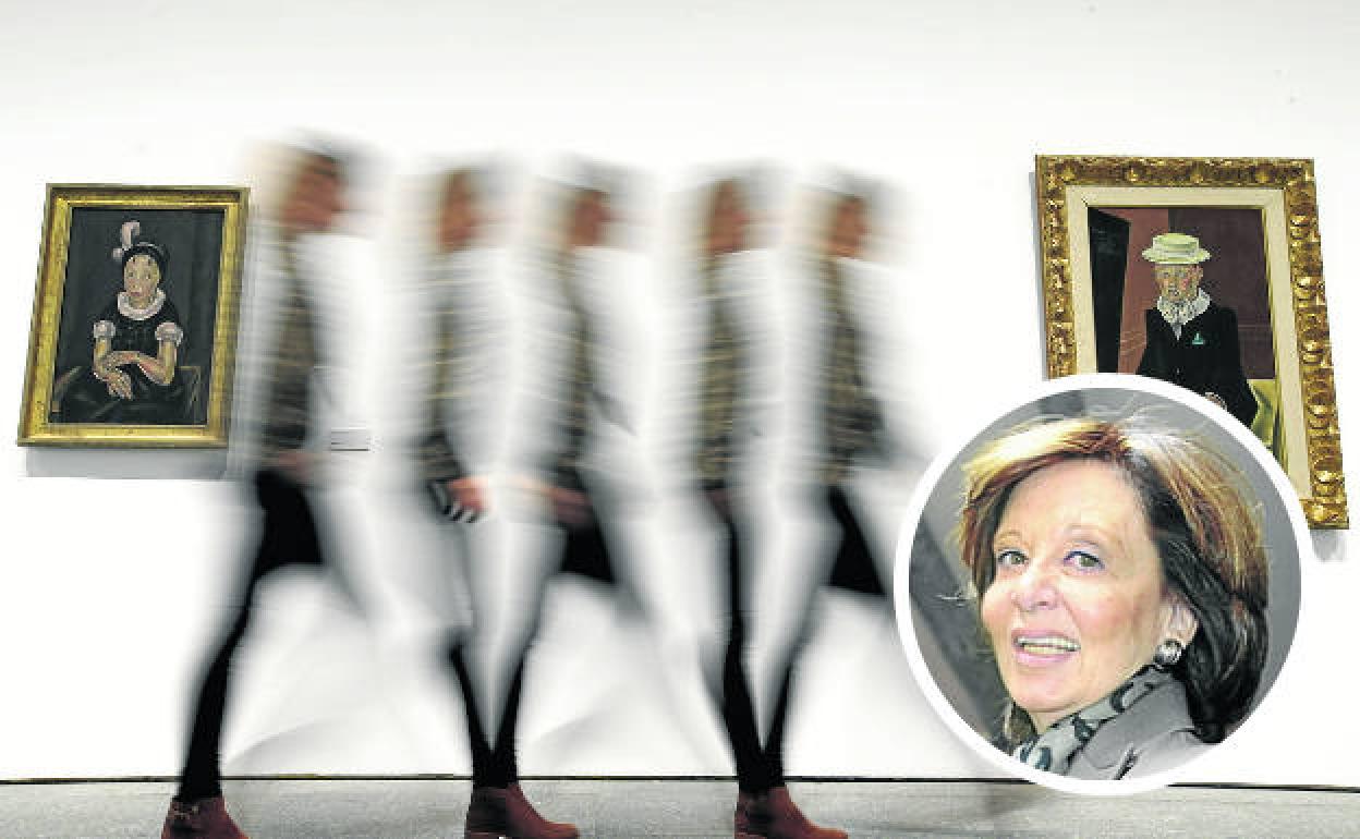 Detalle de la gran muestra dedicada a la pintora santanderina en 2012 en el Reina Sofía. 