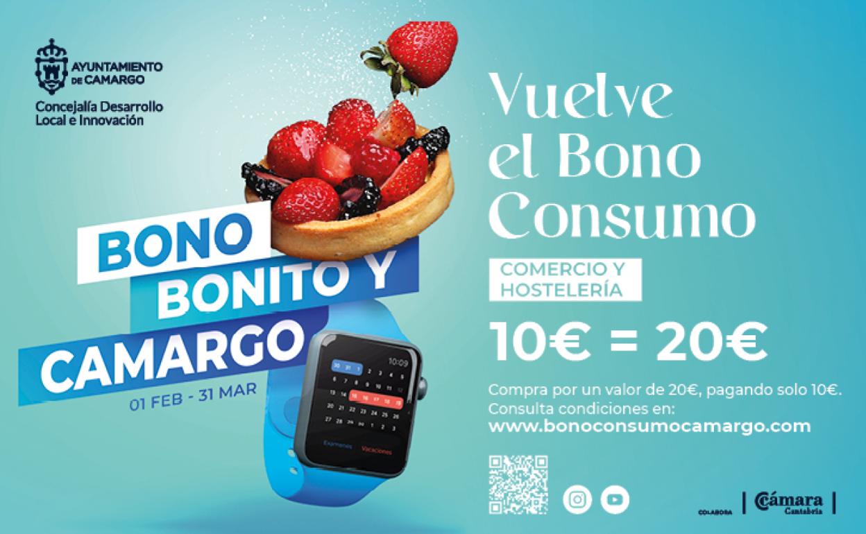 Cartel de la campaña 'Bono Consumo Camargo' para esta fase invernal de 2022.