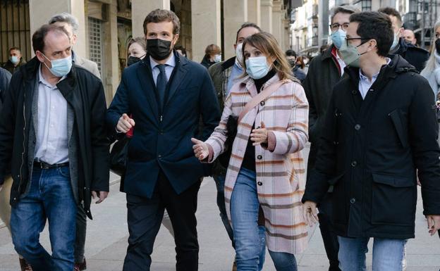 Casado visita Soria en plena campaña electoral para las autonómicas en Castilla y León.