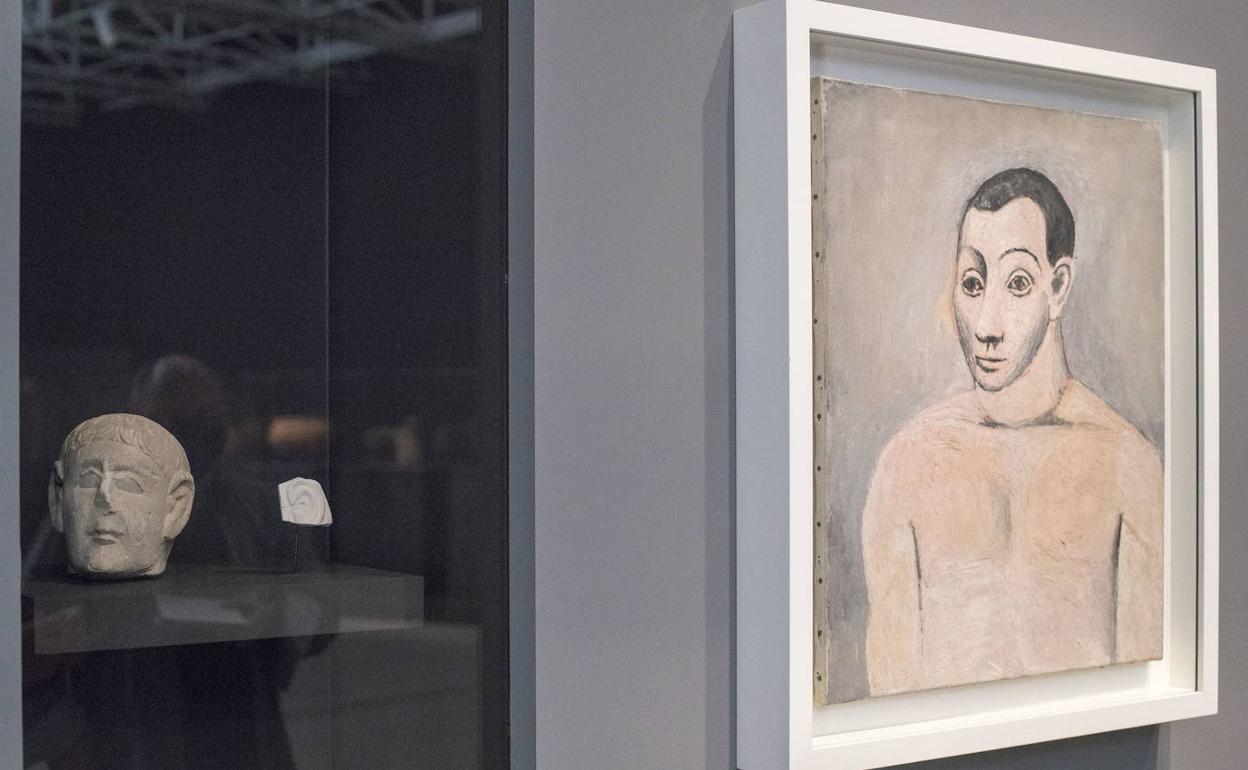 Detalle de la exitosa exposición Picasso Ibero, exhibida el pasado año en el Centro Botín. 