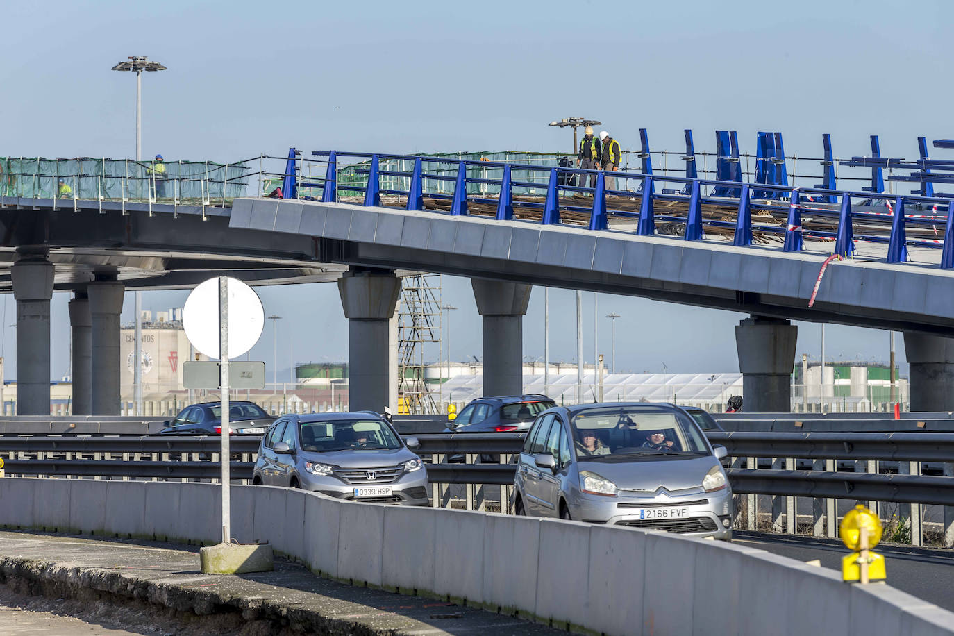 Cuando abra, el nuevo acceso ayudará a mejorar la circulación en una zona que es clave tanto para el tránsito de turismos como de mercancías