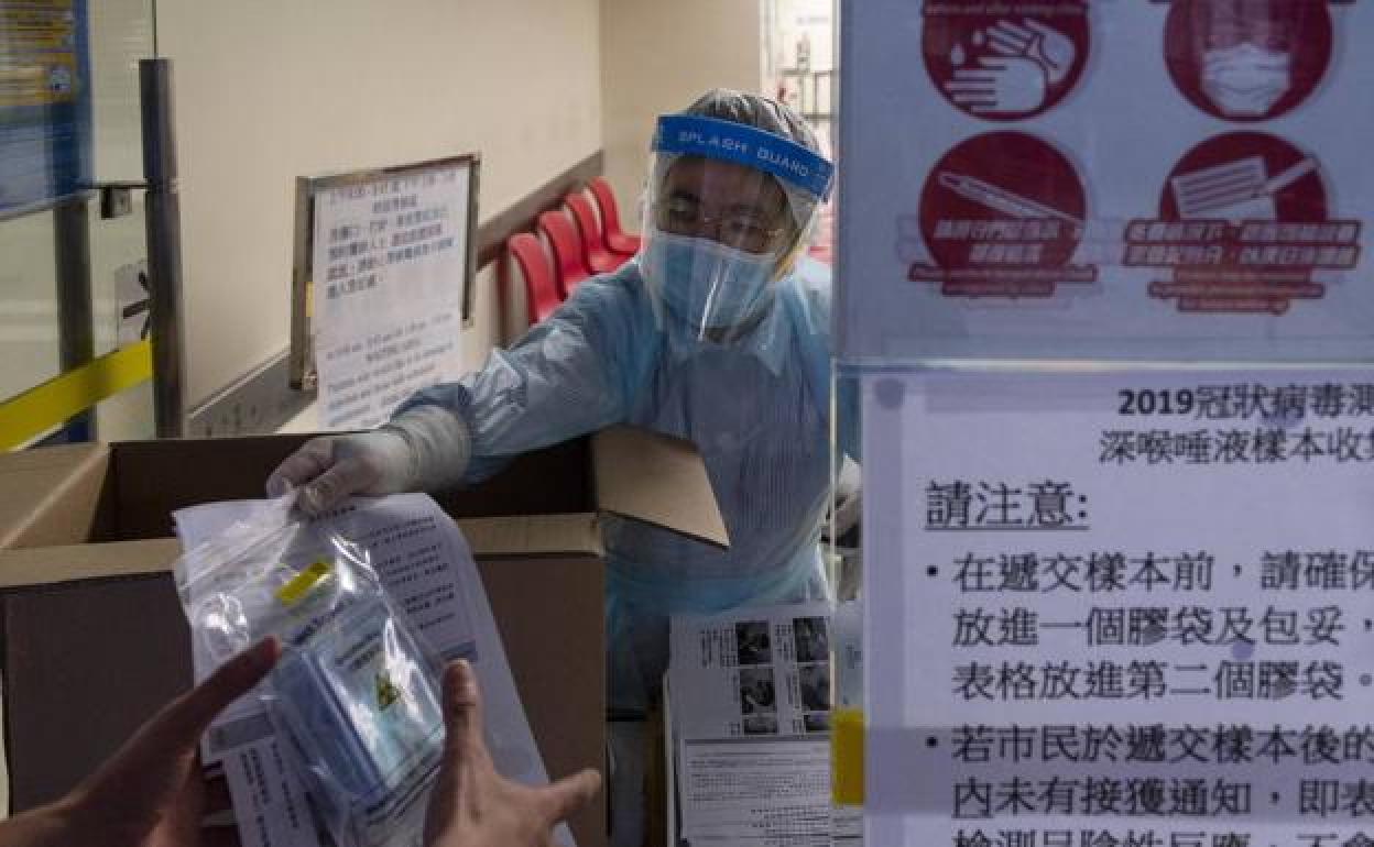 Un sanitario de Hong Kong.