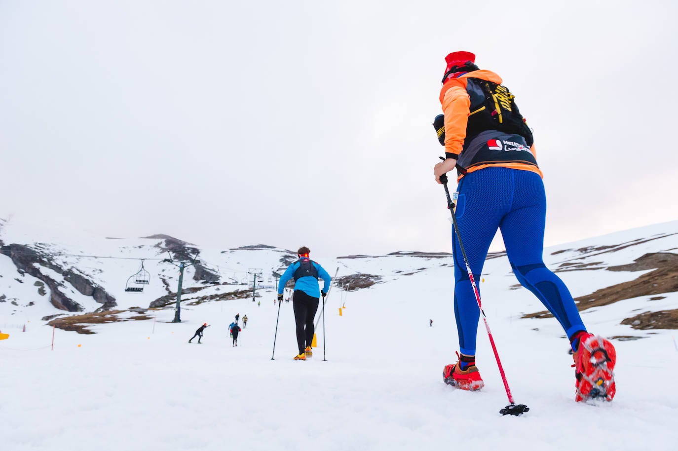 Fotos: &#039;El Chivo Snow Running&#039;, en imágenes