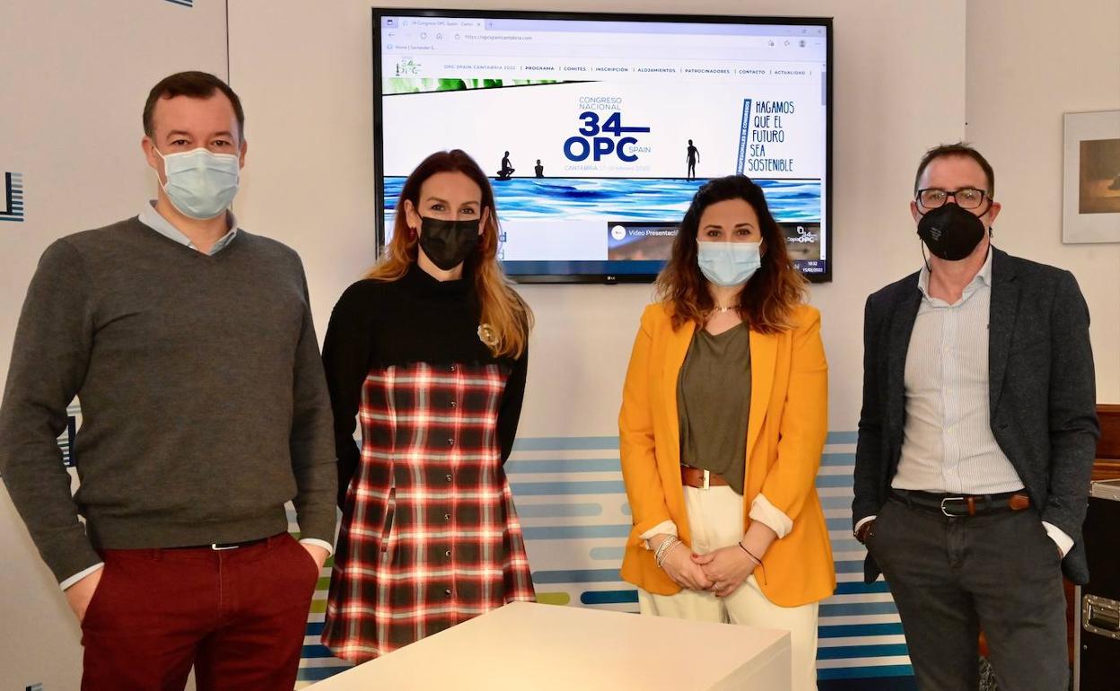 Rafael Gutiérrez, Marta Barca, Miriam Díaz y Luis Gandiaga