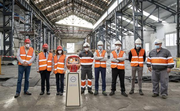 Nissan Cantabria comienza el montaje de la nueva línea de moldeo de la planta de Los Corrales