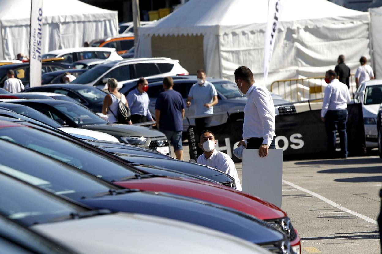 Feria del automóvil celebrada en Torrelavega. 