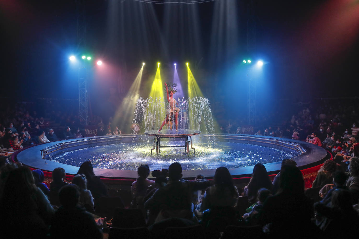 Fotos: El espetáculo del agua bajo una carpa