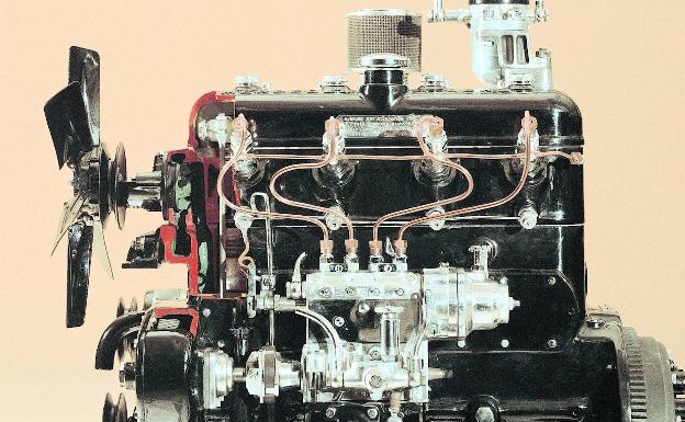 El motor era un cuatro cilindros de 2,6 litros