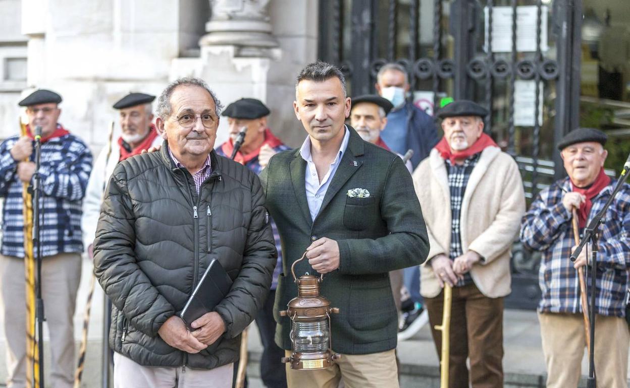 Miguel Ángel Miguélez, Marcero Mayor 2021 y Sergio Agüeros, Marcero Mayor 2022. 