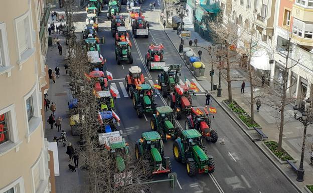 Imagen principal - Los ganaderos, hartos de los precios de la leche y los daños del lobo: «Estamos abandonados y atrapados»