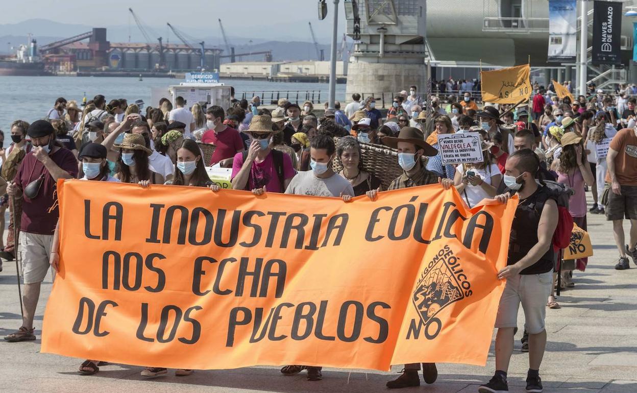 Manifestación en Santander en agosot del año pasado