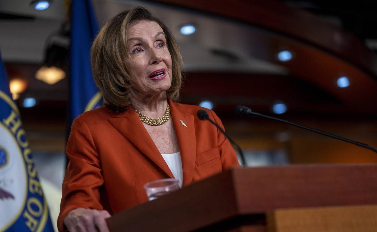 La líder demócrata del Congreso, Nancy Pelosi.