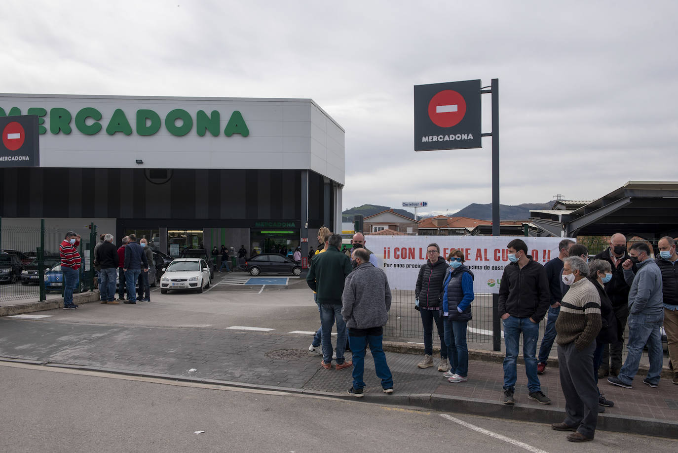 Fotos: Protestas por el precio de la leche