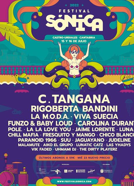 Imagen - Cartel de la segunda edición del Festival Sónica, en Castro Urdiales. 