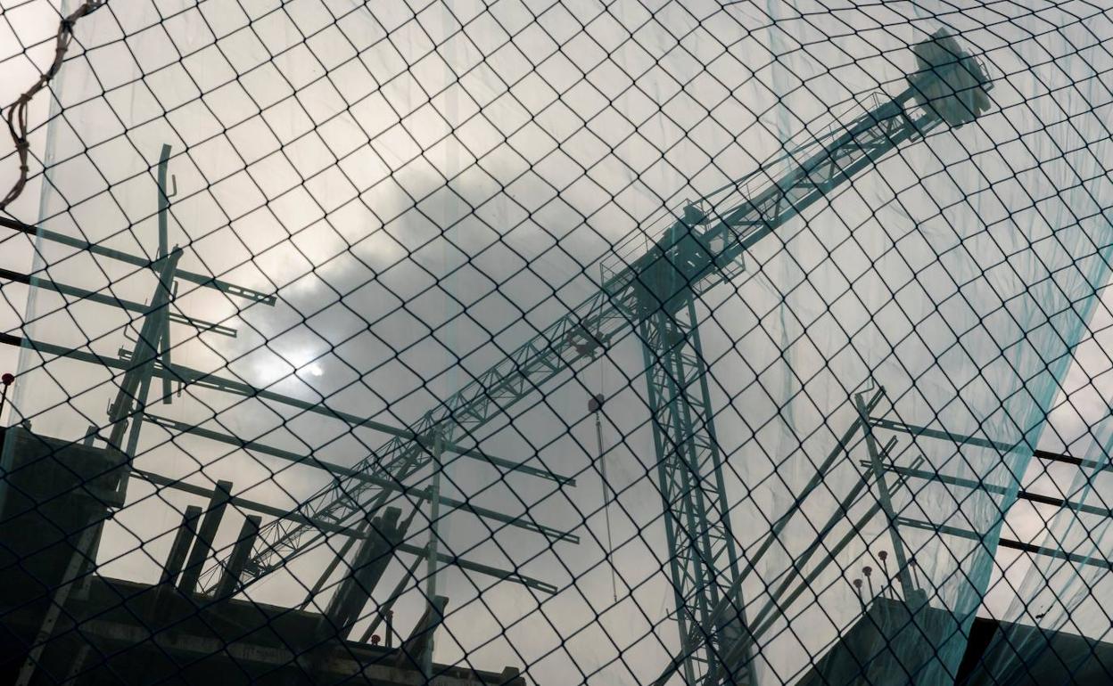 Grúa de construcción. 