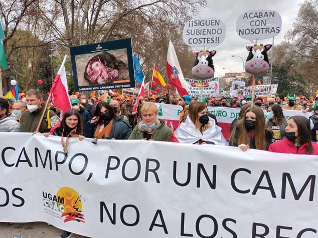 Fotos: Más de cuatro mil cántabros se suman en Madrid al clamor en defensa del mundo rural