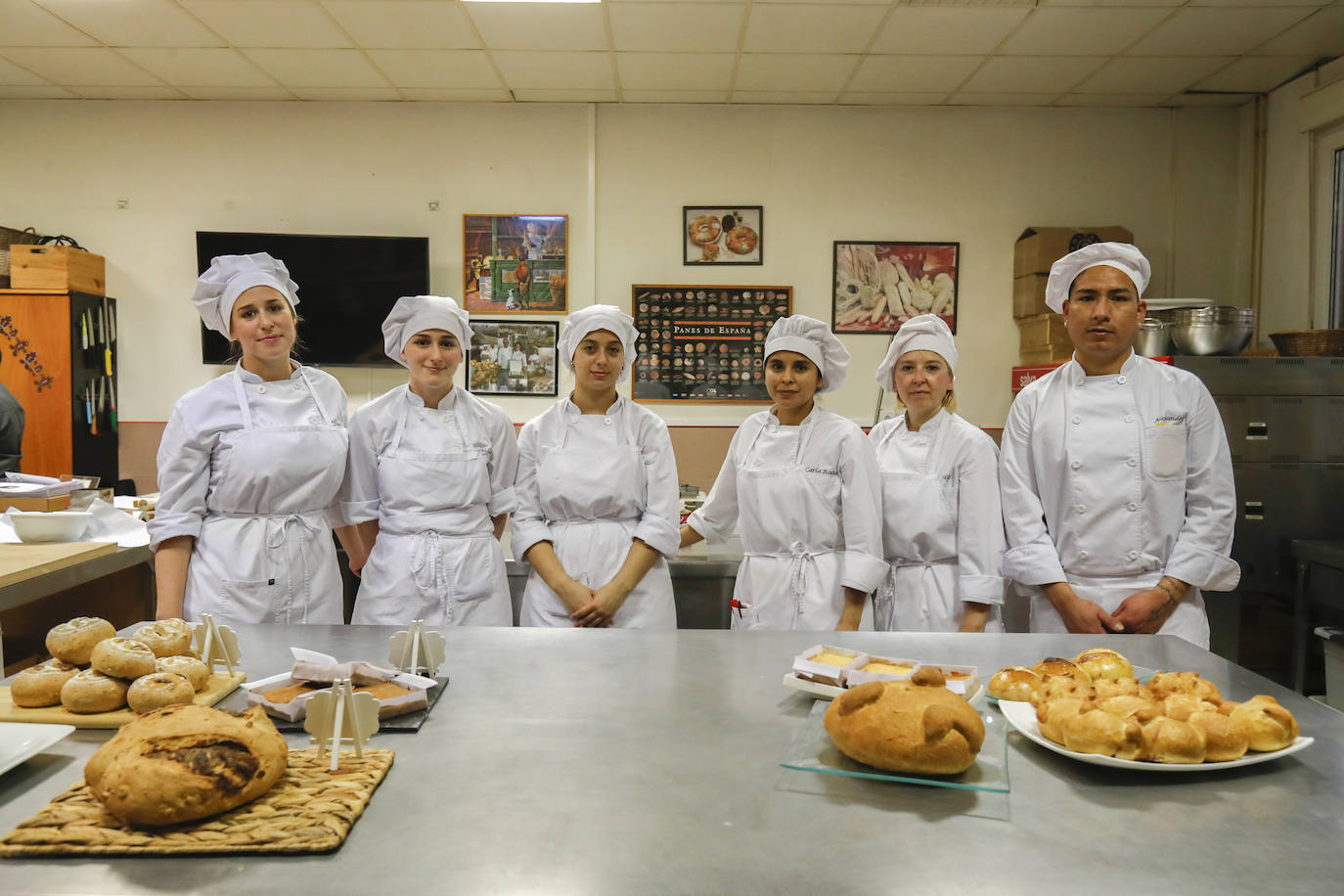 Participantes de Chef panadero.