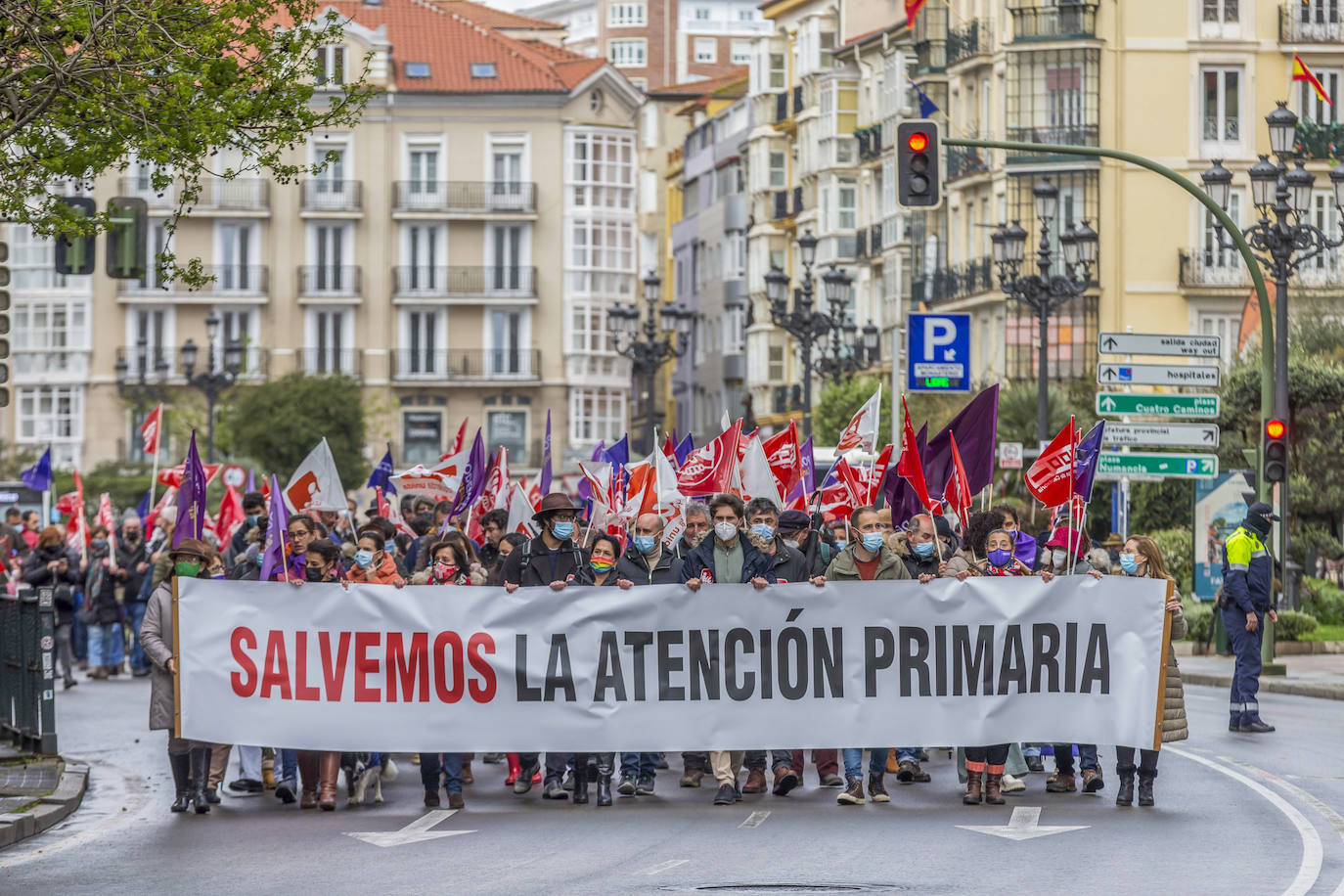 Fotos: La manifestación de Atención Primaria, en imágenes