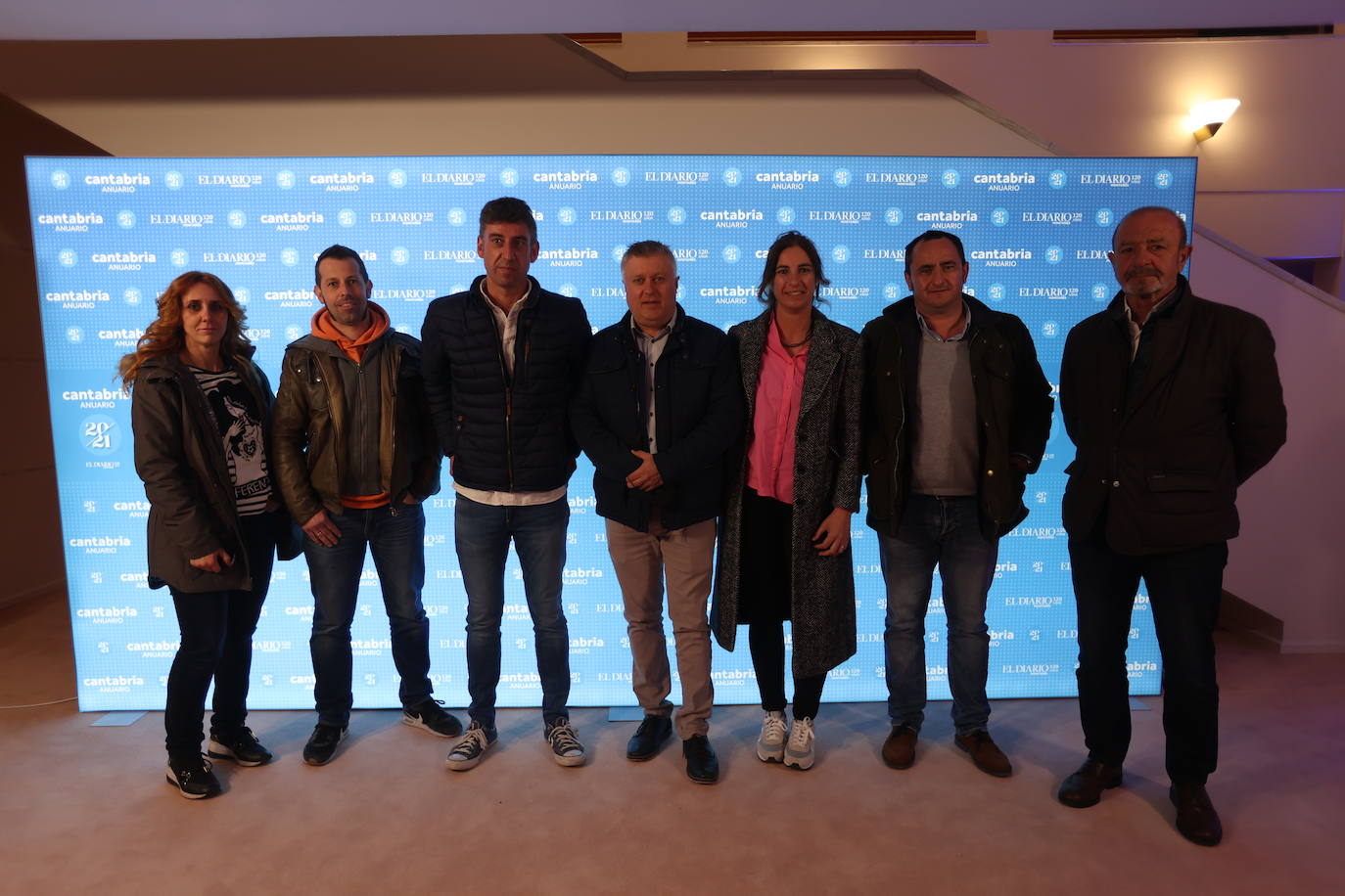 Mónica Cabria, Casimiro Fernández, Gonzalo Escobedo, Eladio García, María Lanza, Pablo Uberti y Fernando Gutiérrez.