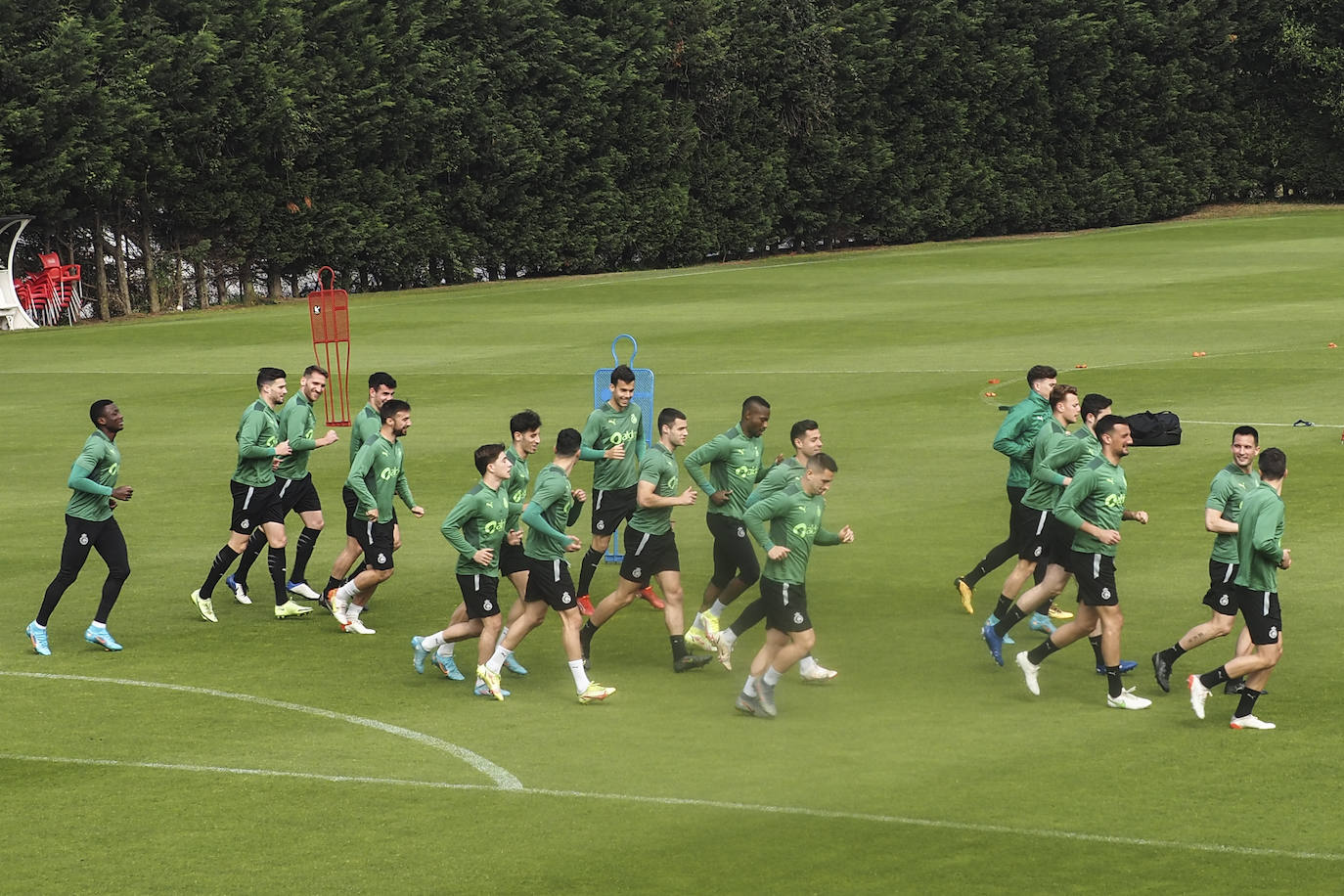 Fotos: Imágenes del entrenamiento del Racing abierto al público