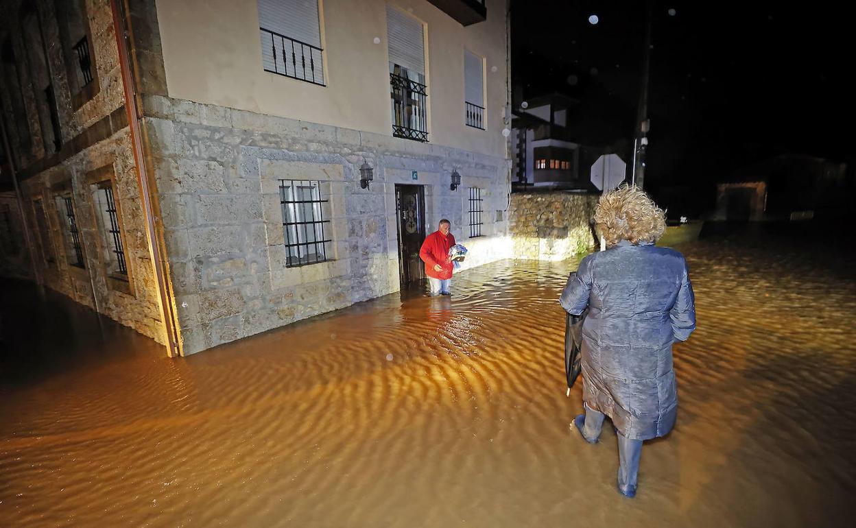 Las últimas inundaciones de Molleda, a finales del pasado año, afectaron a una veintena de casas. 