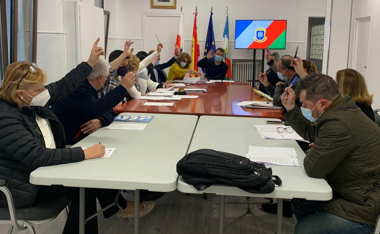 Imagen de la votación de Presupuestos de 2021 