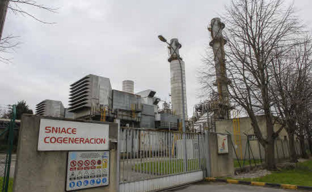 Fábrica de Sniace los días previos a su cierre productivo, en febrero de 2020.