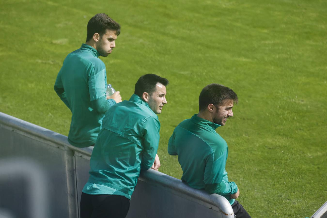 Los integrantes de la plantilla que jugaron en Majadahonda apenas se han ejercitado hoy