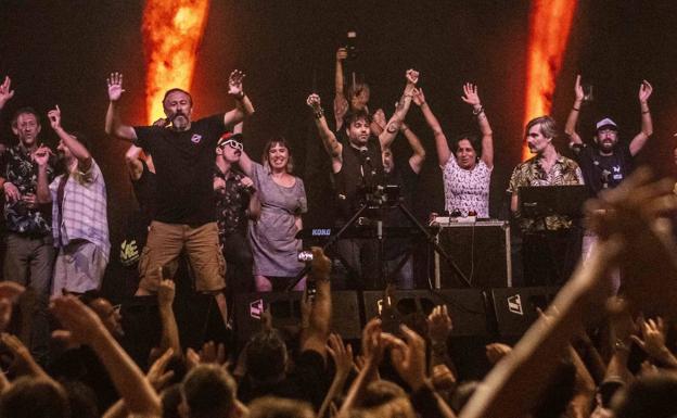 Crepúsculo en un concierto en Torrelavega