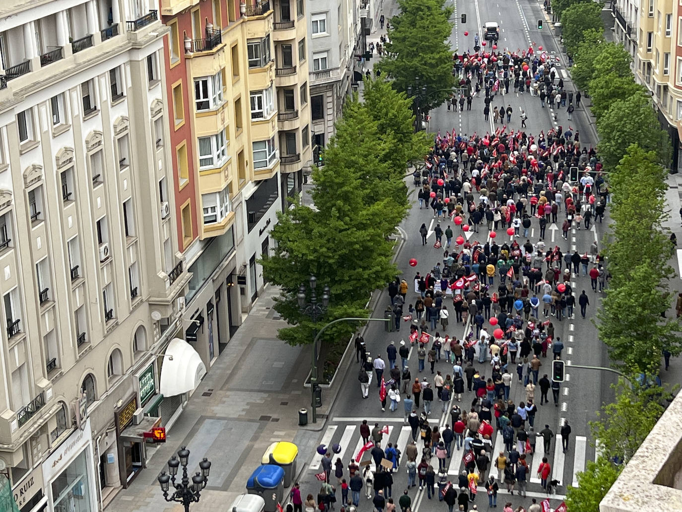 Fotos: El Primero de Mayo vuelve a salir a la calle en Santander