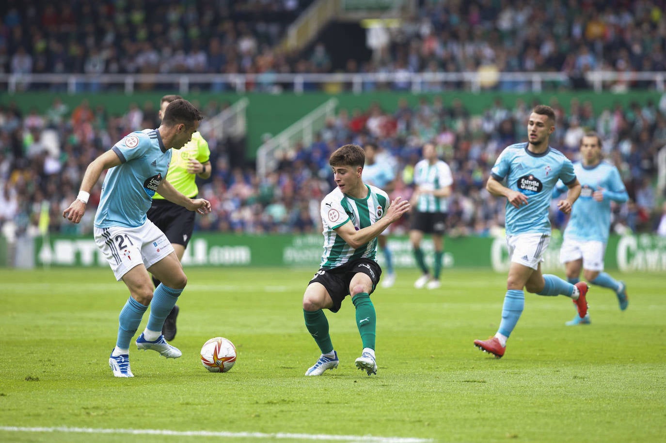 Fotos: El partido del Racing - Celta B, en imágenes