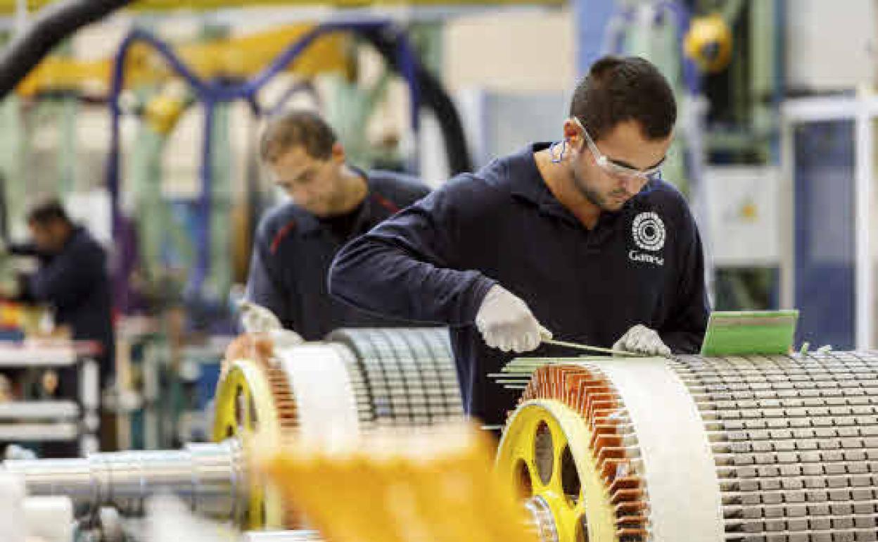 Imagen de archivo de la planta de la factoría de Siemens Gamesa de Reinosa.