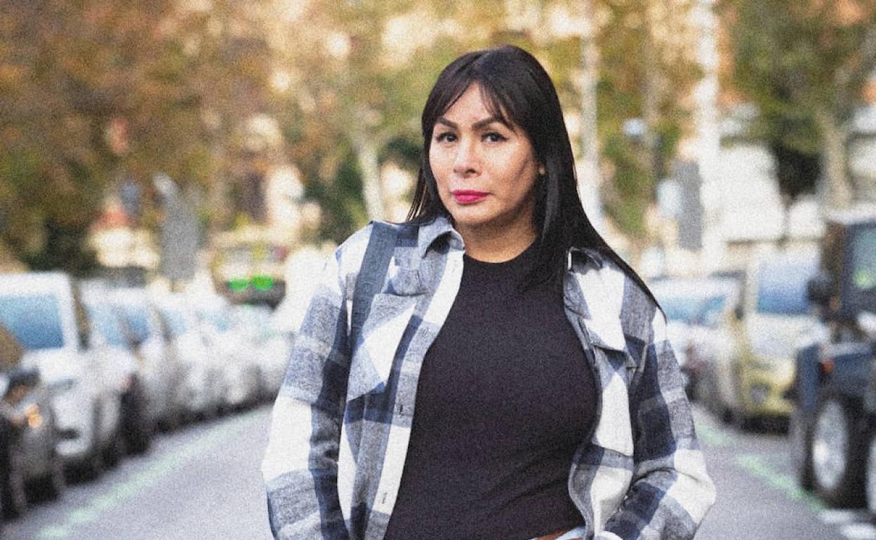 Nathaly, mujer trans colaboradora del estudio 'Las olvidadas'. 