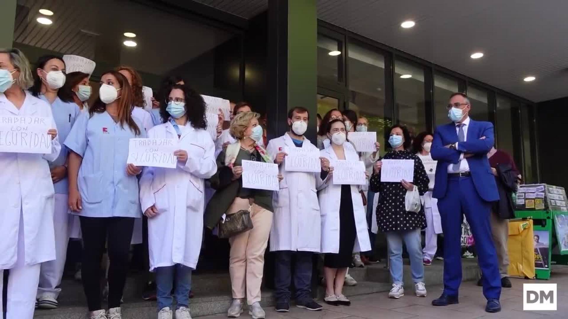 Los sanitarios se concentran en el centro de salud de Vargas