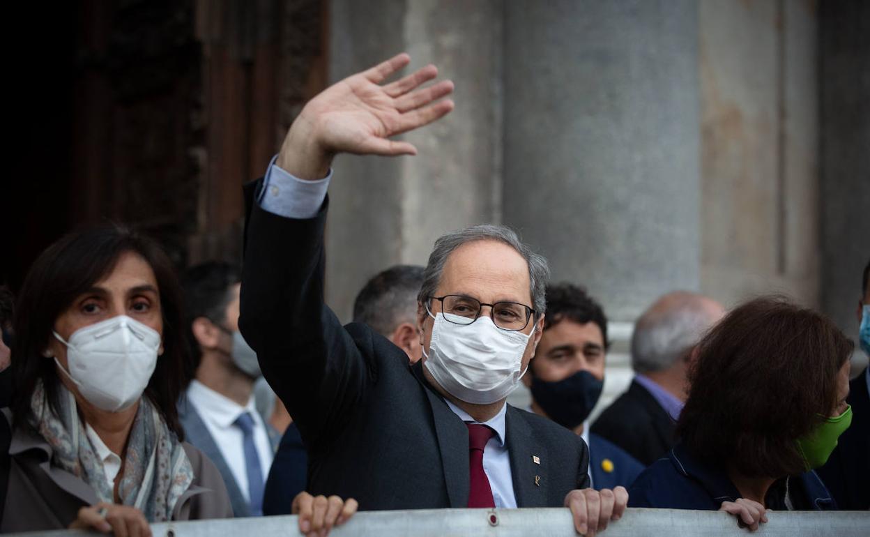 El expresidente de la Generalitat, Quim Torra. 