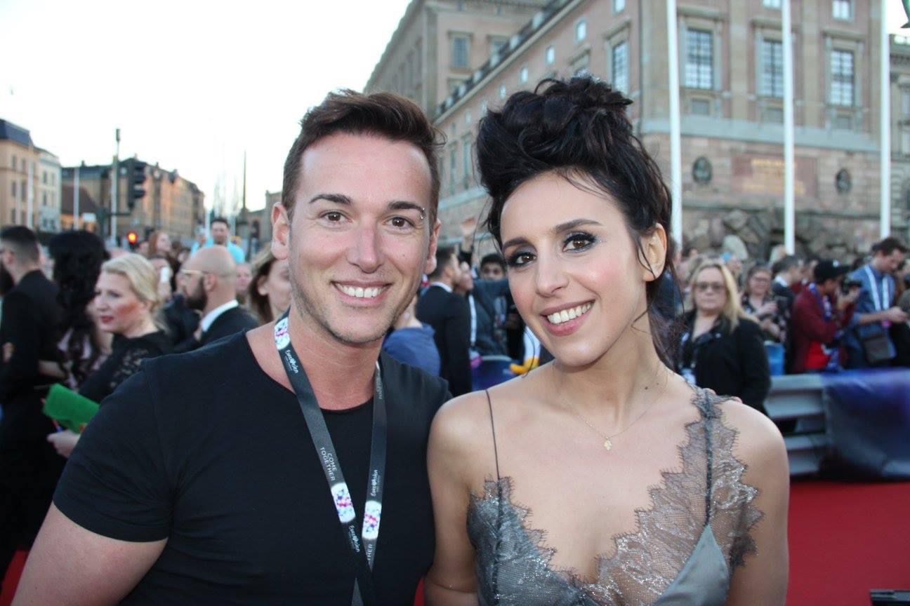 Con Jamala, ganadora de Eurovisión 2016 por Ucrania.