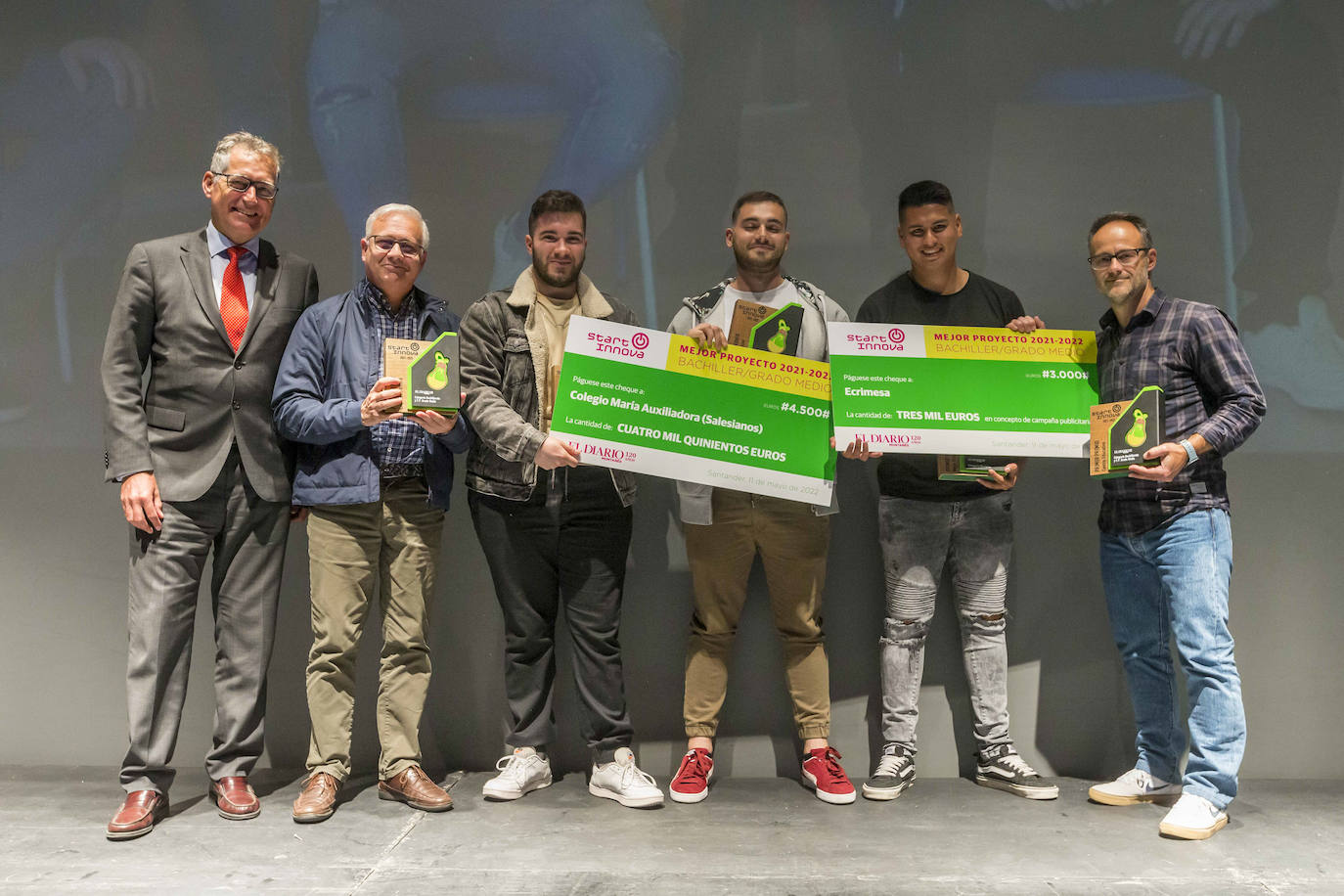 Con Ecrimesa como empresa mentora, el Colegio María Auxiliadora (Salesianos) ganó el premio al Mejor Proyecto Bachillerato y FP Grado Medio