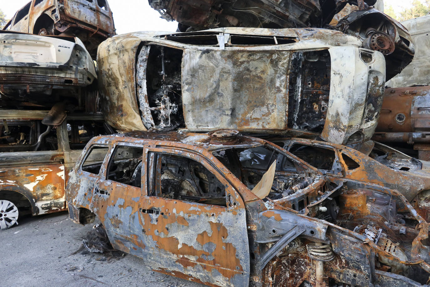 Fotos: De Bucha a Borodyanka, un recorrido por el apocalipsis ruso