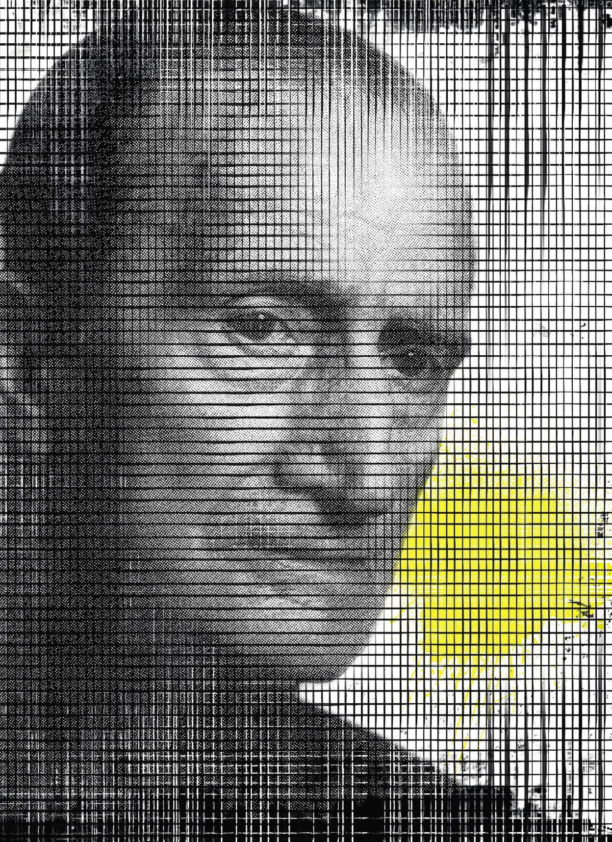 Pío Muriedas, en una ilustración sobre fotografía de Ángel de la Hoz. 