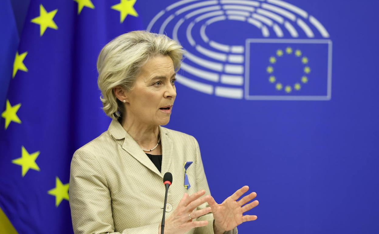 La Presidenta de la Comisión Europea, Ursula von der Leyen.