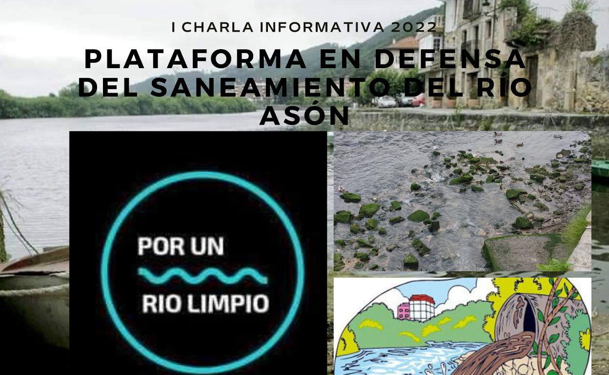 La contaminación de la cuenca del Asón es el eje de las denuncias sistemáticas que realiza el colectivo 