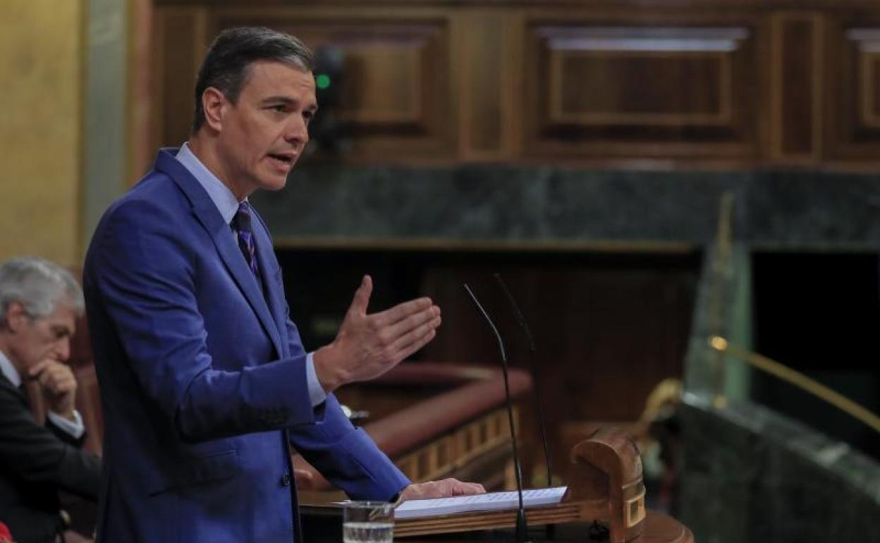 El presidente del Gobierno Pedro Sánchez. 